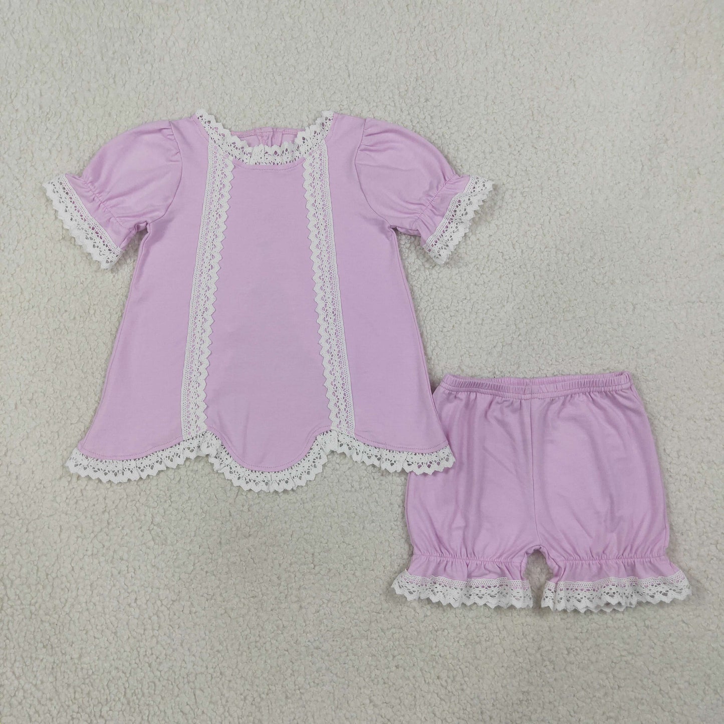 lavender lace bloomer outfit
