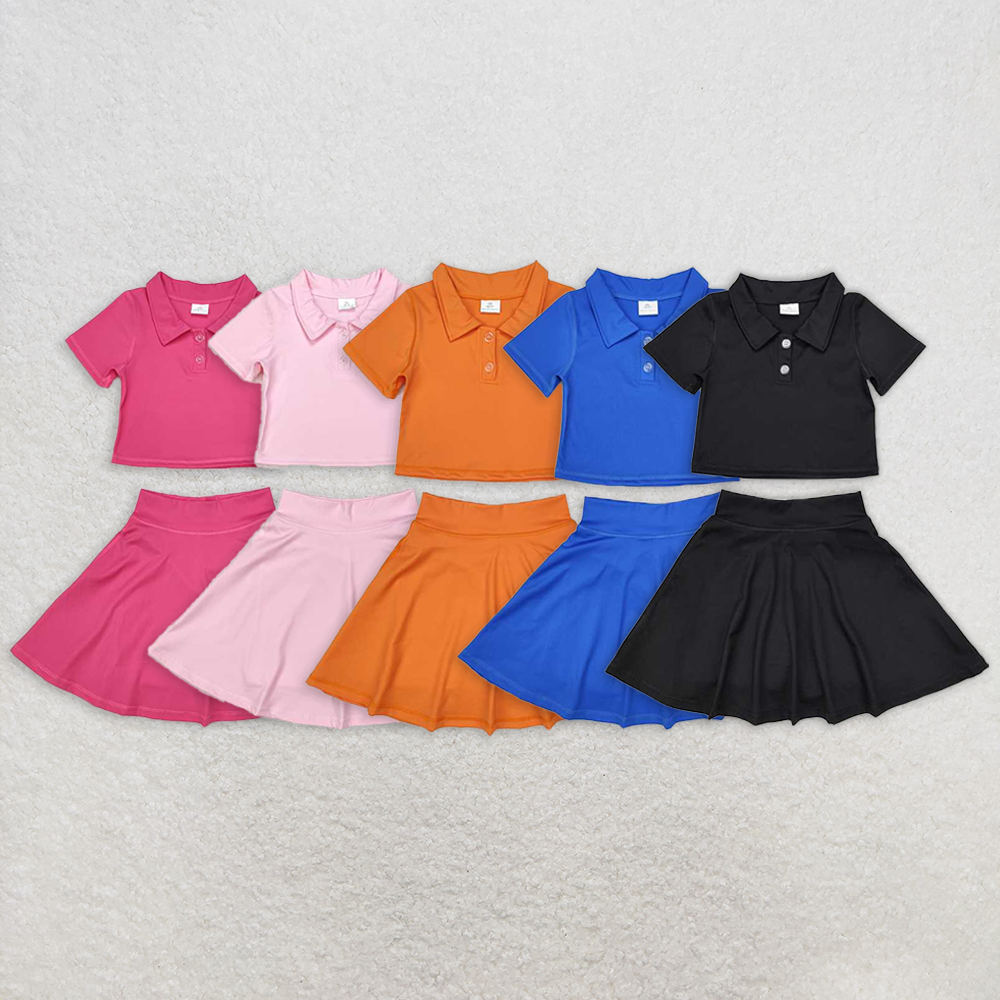 Match Baby Girls Colorful Skirts Girls Yoga Clothes Set  D 3.31