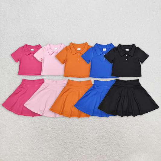 Match Baby Girls Colorful Skirts Girls Yoga Clothes Set  D 3.31