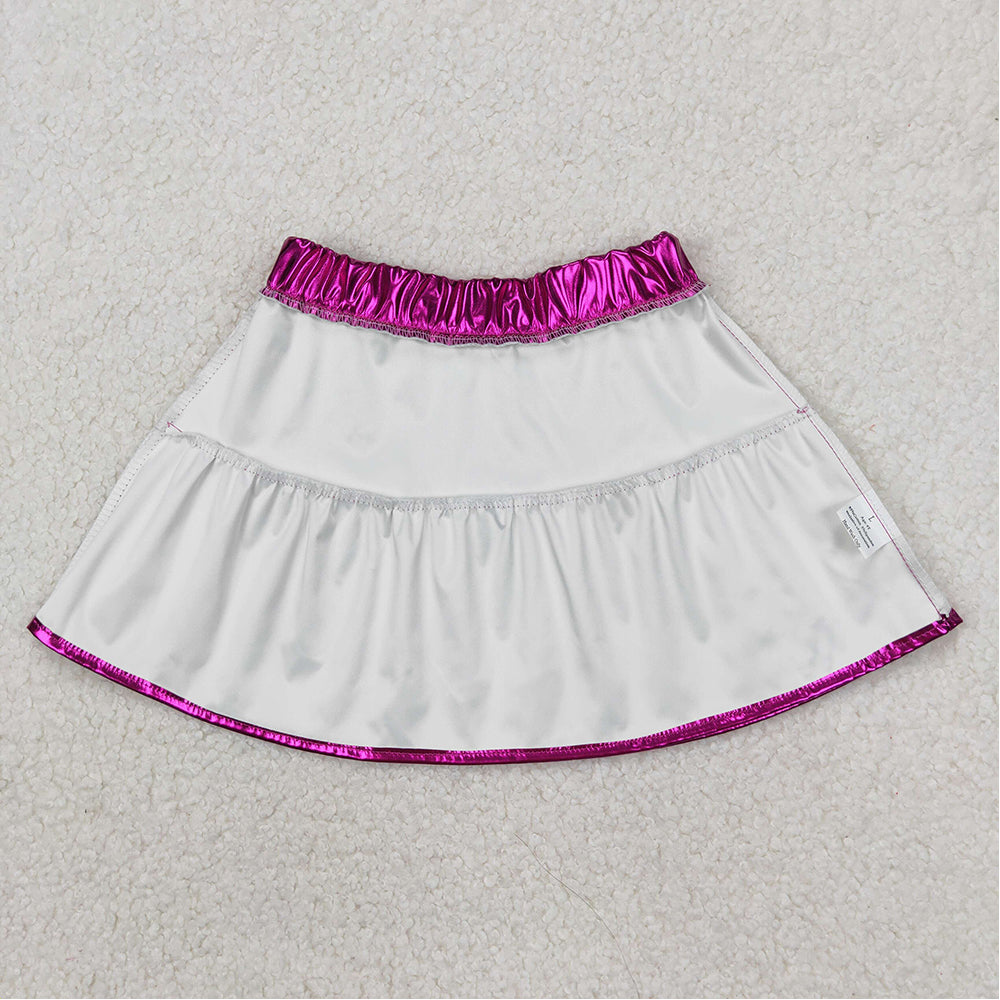 GLK0039 Baby Girls Purple Leather Skort Skirts  D 3.21