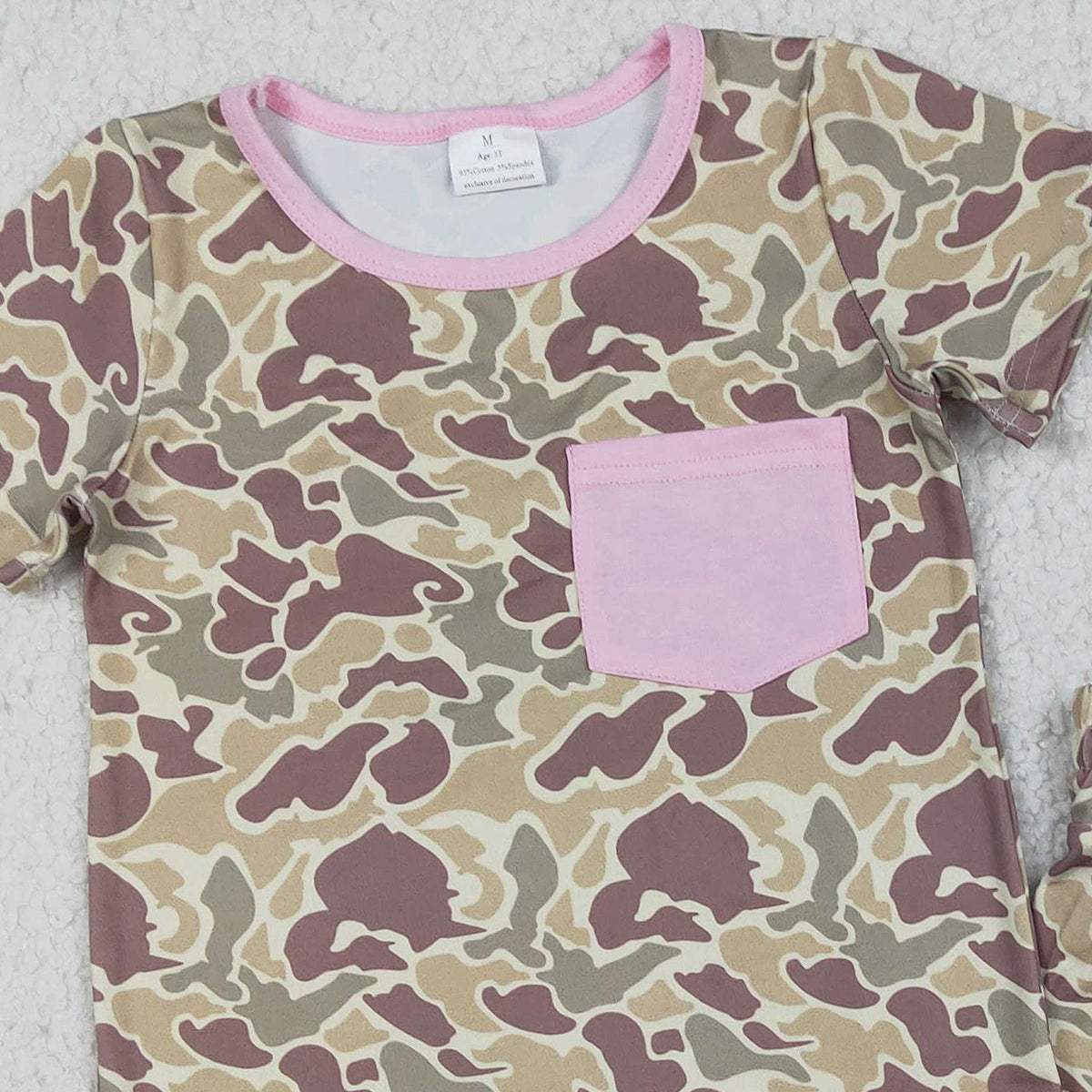 camo shorts set toddler girl clothing
