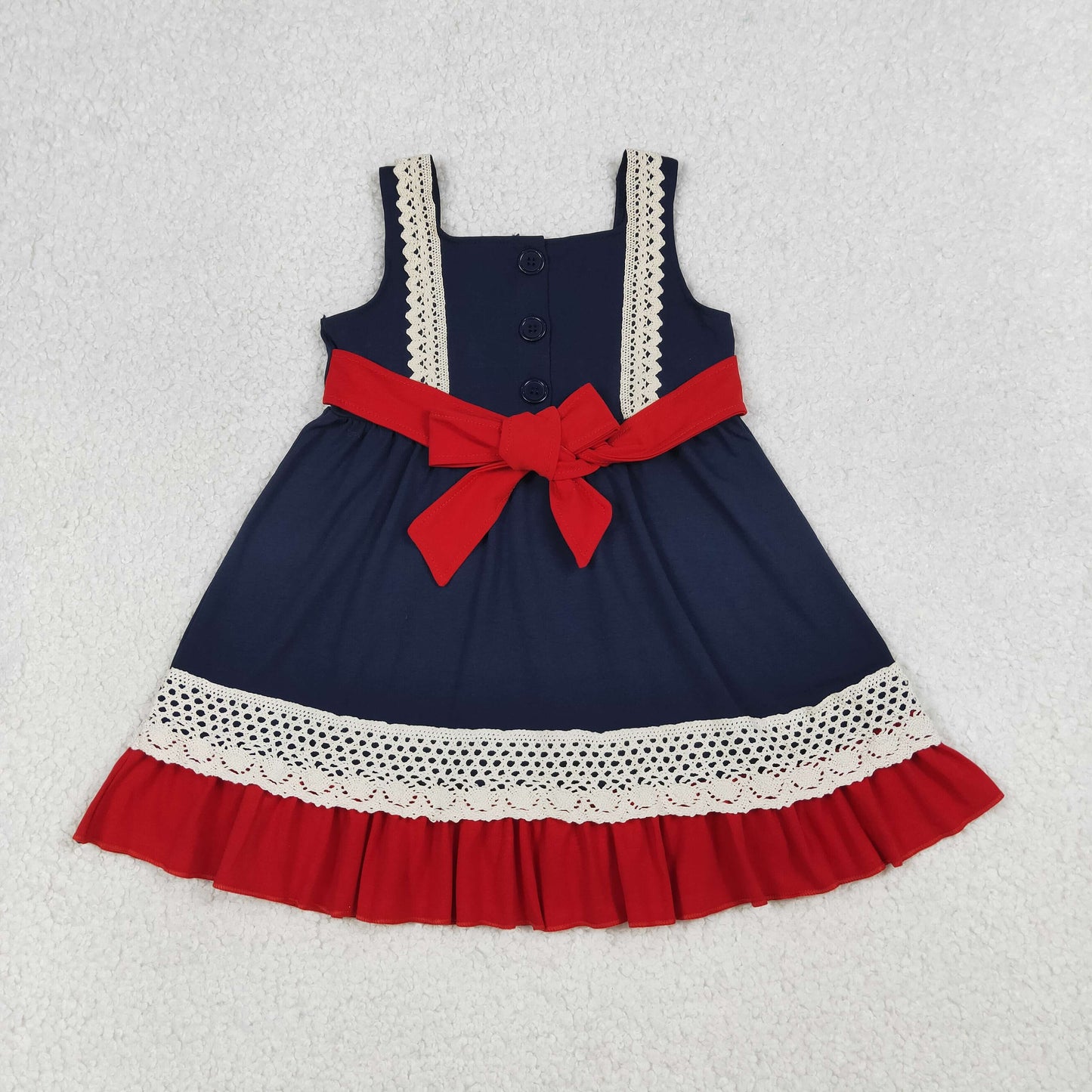 strap flag dress