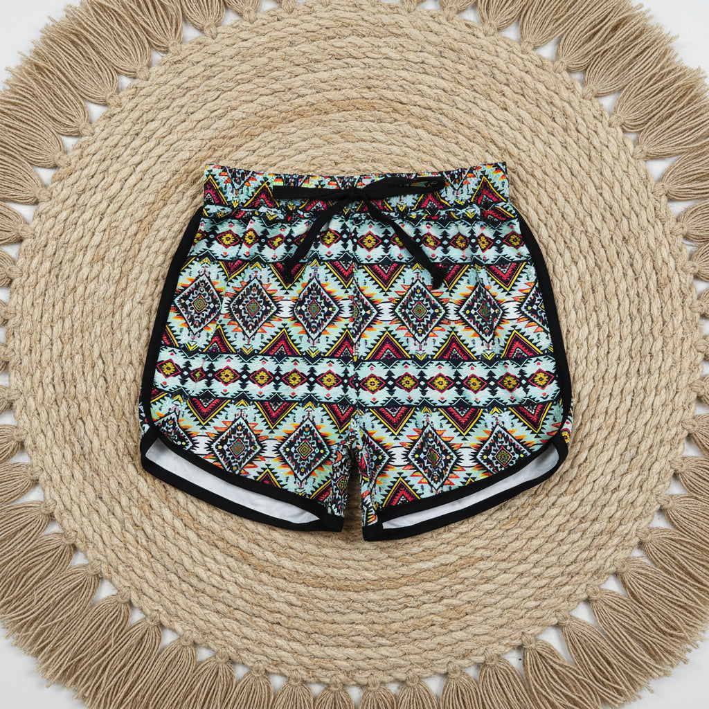 adult clothes women aztec shorts