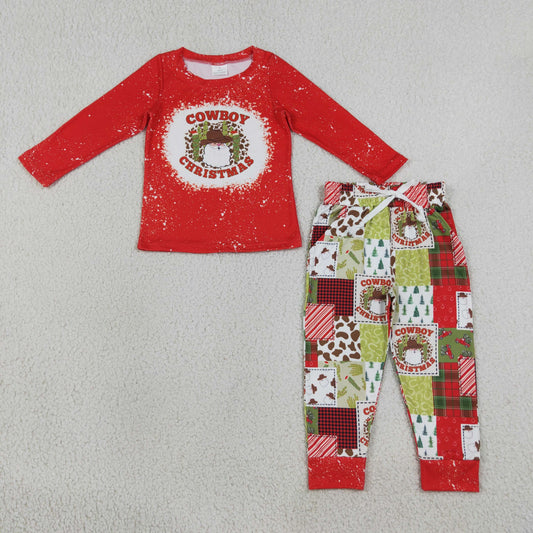 cowboy Christmas boys outfit