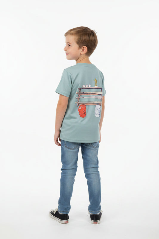 BT1762 steel blue bat rack ss t-shirt