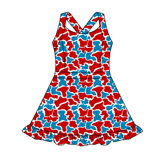 Custom match baby girls  4th of july  dress set  D 3.25