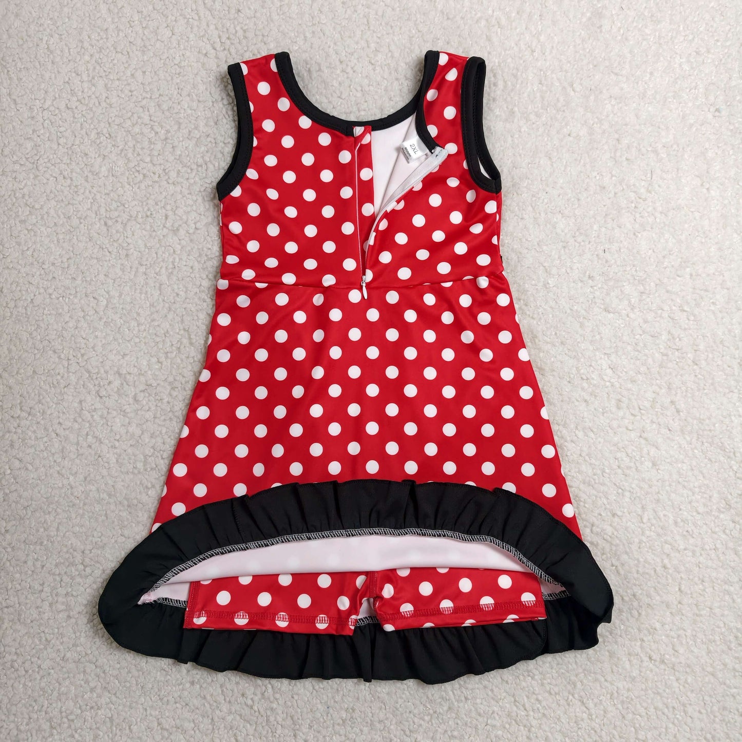 park polk dots ruffle athletic dress