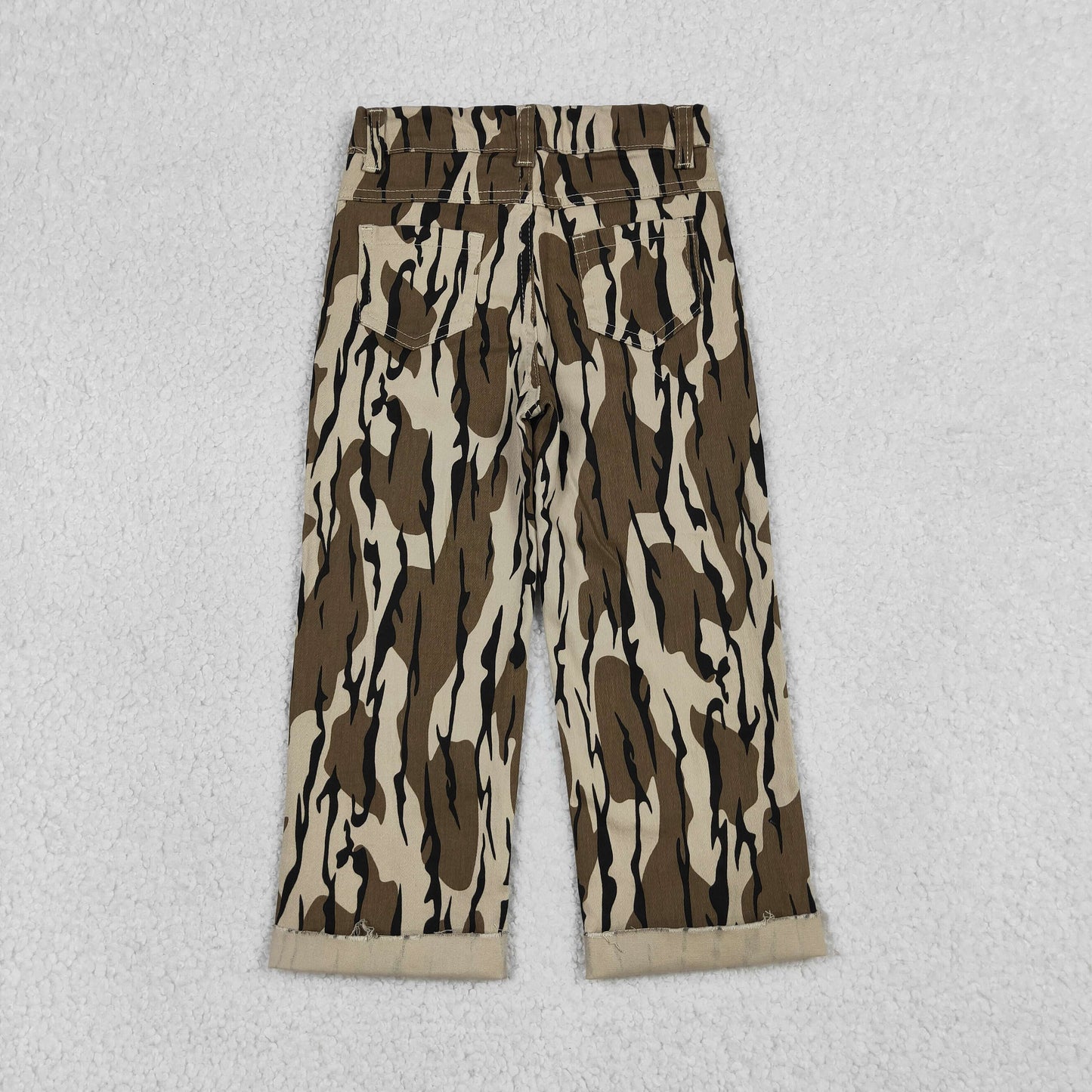 P0373 fashion camo hole jeans