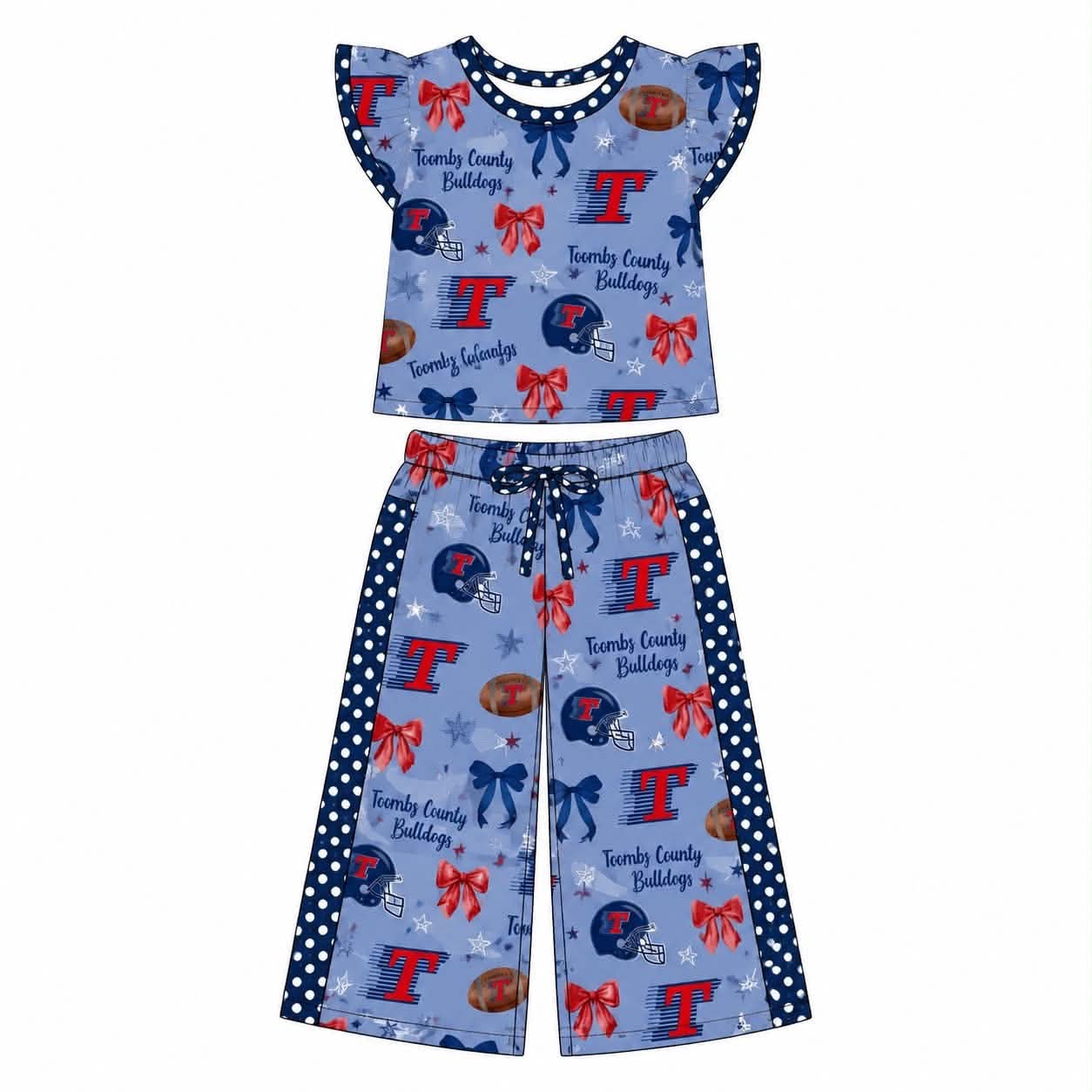 Custom order MOQ 5 T rugby girls outfits