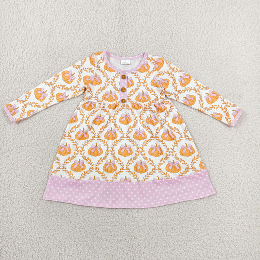 long sleeve pumpkin dress