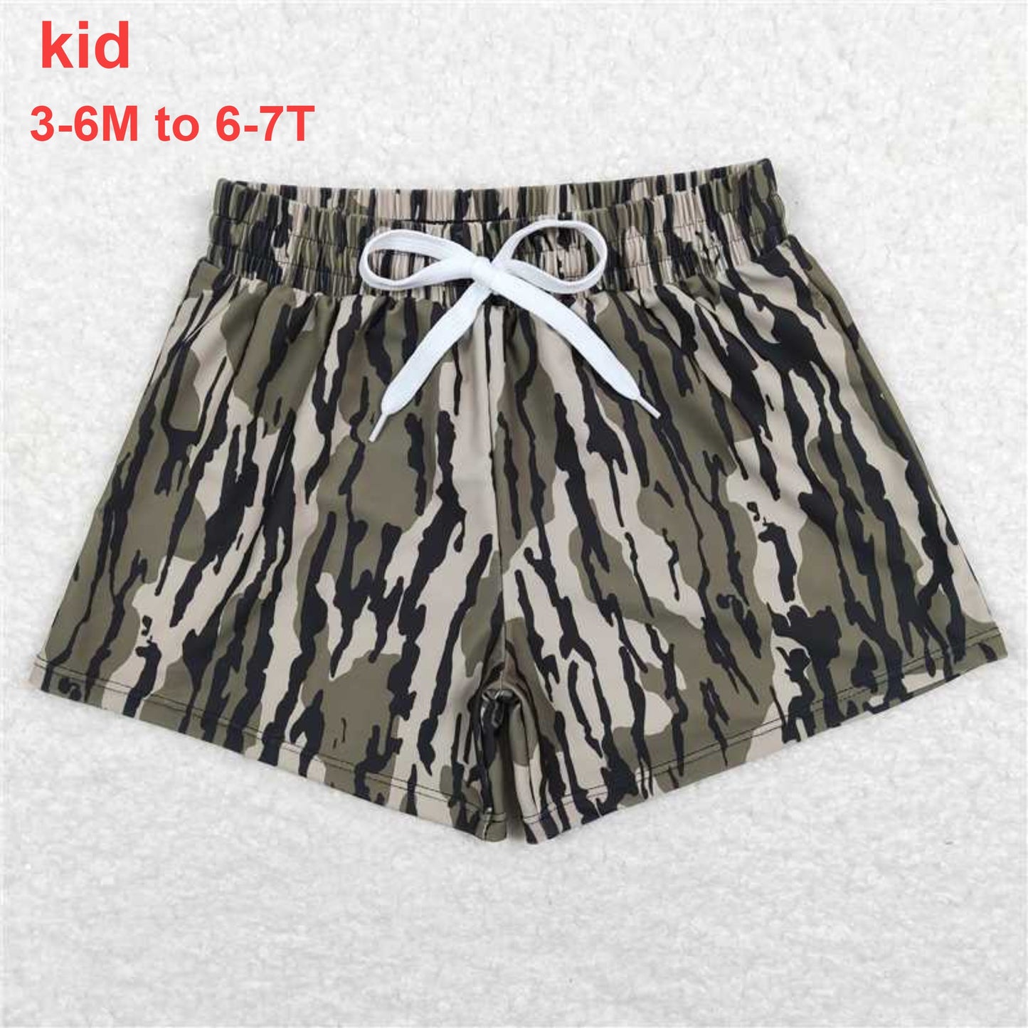 Match Baby Girls Boys Camo Family Swimsuits Swim trunks