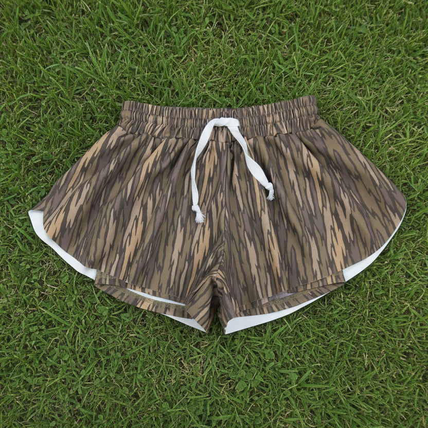 baby girl camo athletic shorts