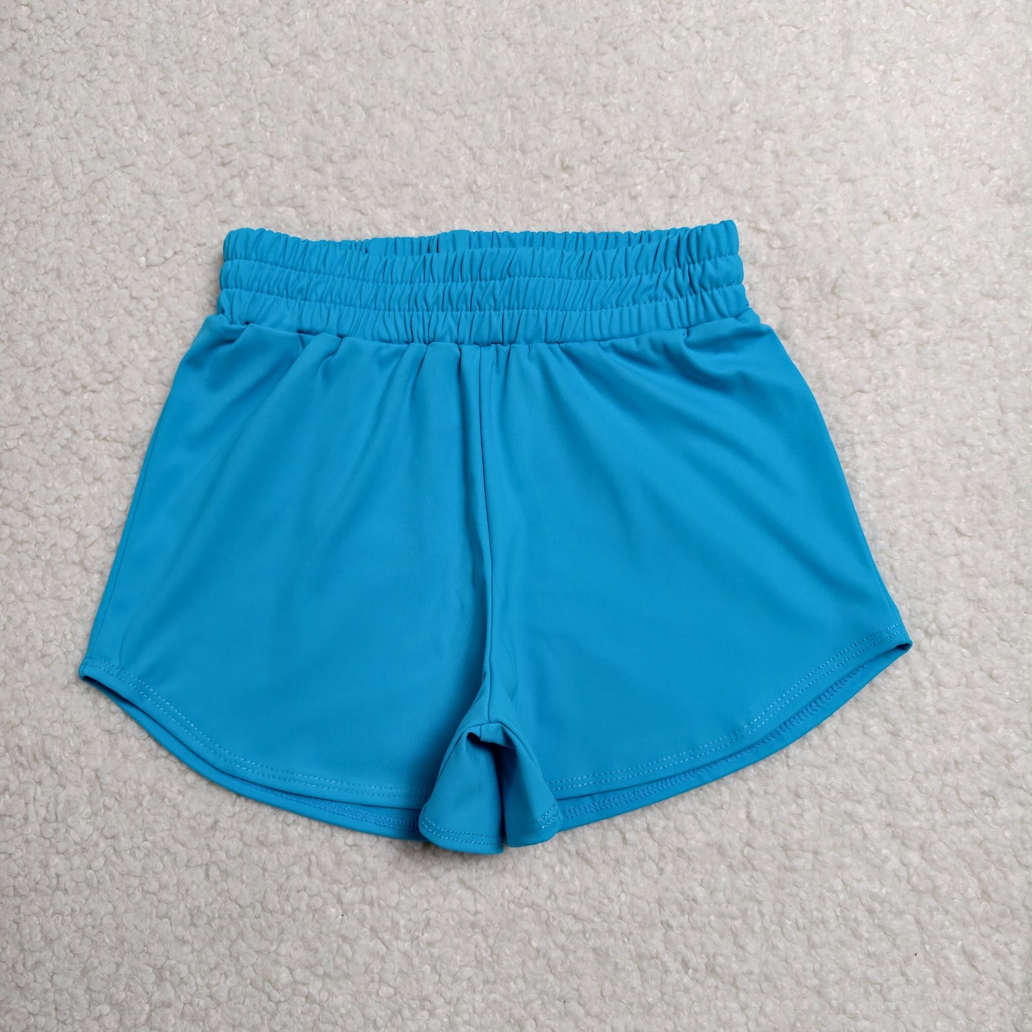 solid plue athletic active shorts