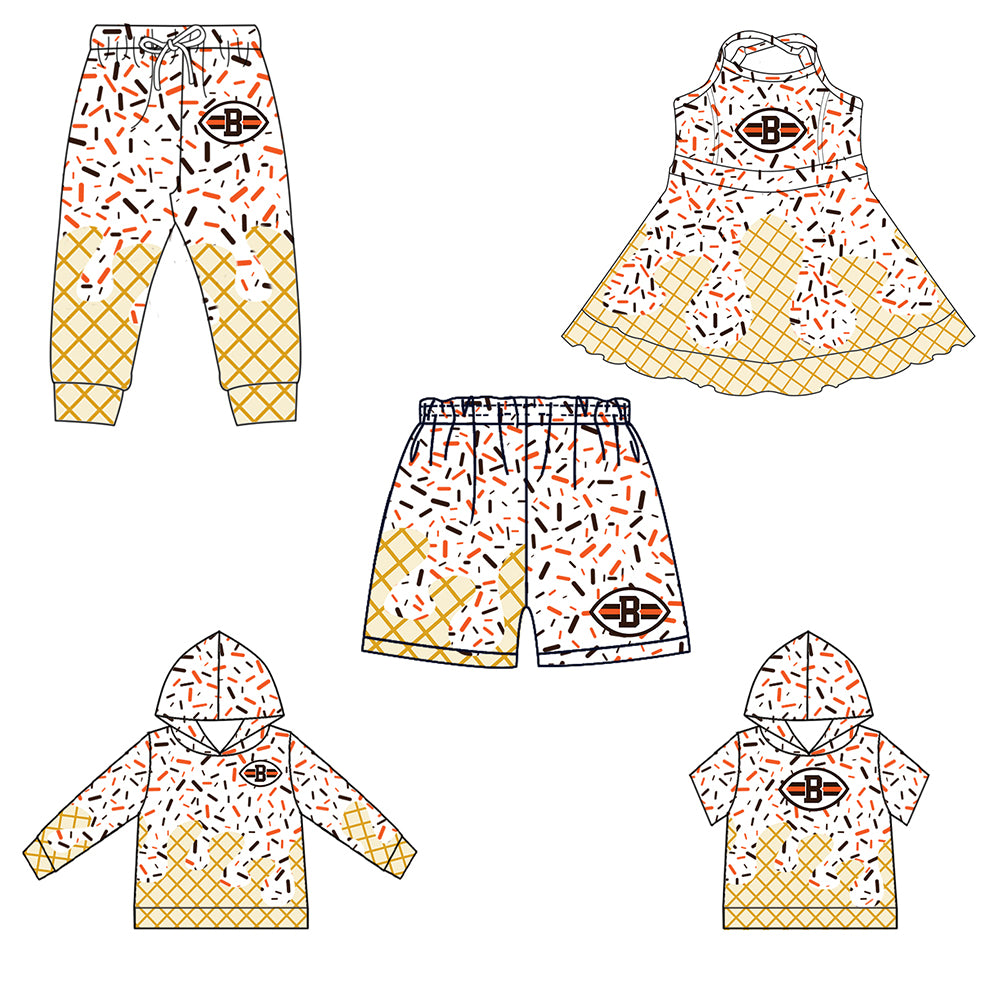 Custom BROWNS boys team shorts D 6.19