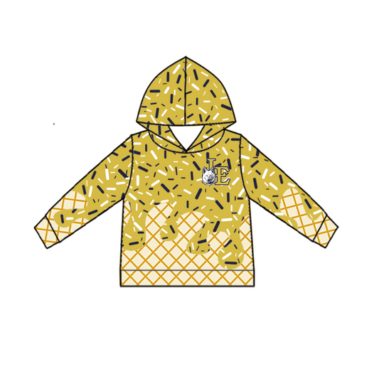 Custom Baby Boys Little Elm Lobos Team Long Top D 8.1