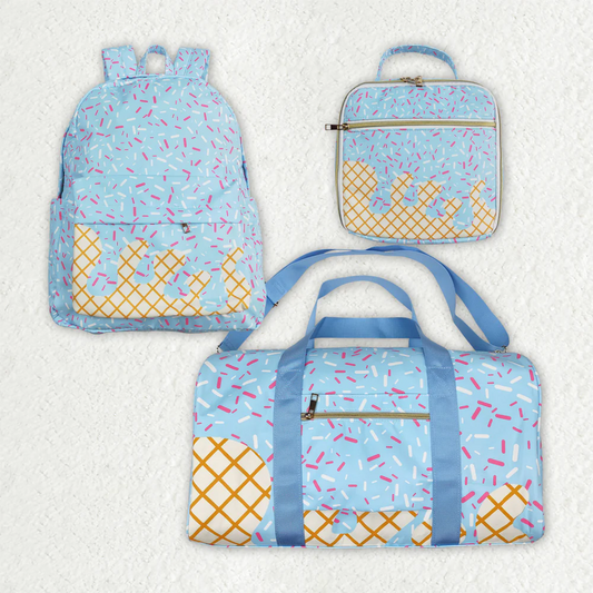 Match Blue Teams Duffle Gym Backpacks Lunch Bags D 5.15