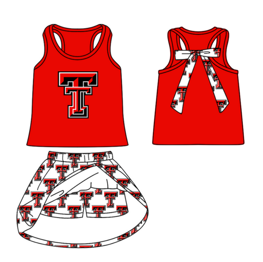 Custom Baby Girls T team dress set D 6.20