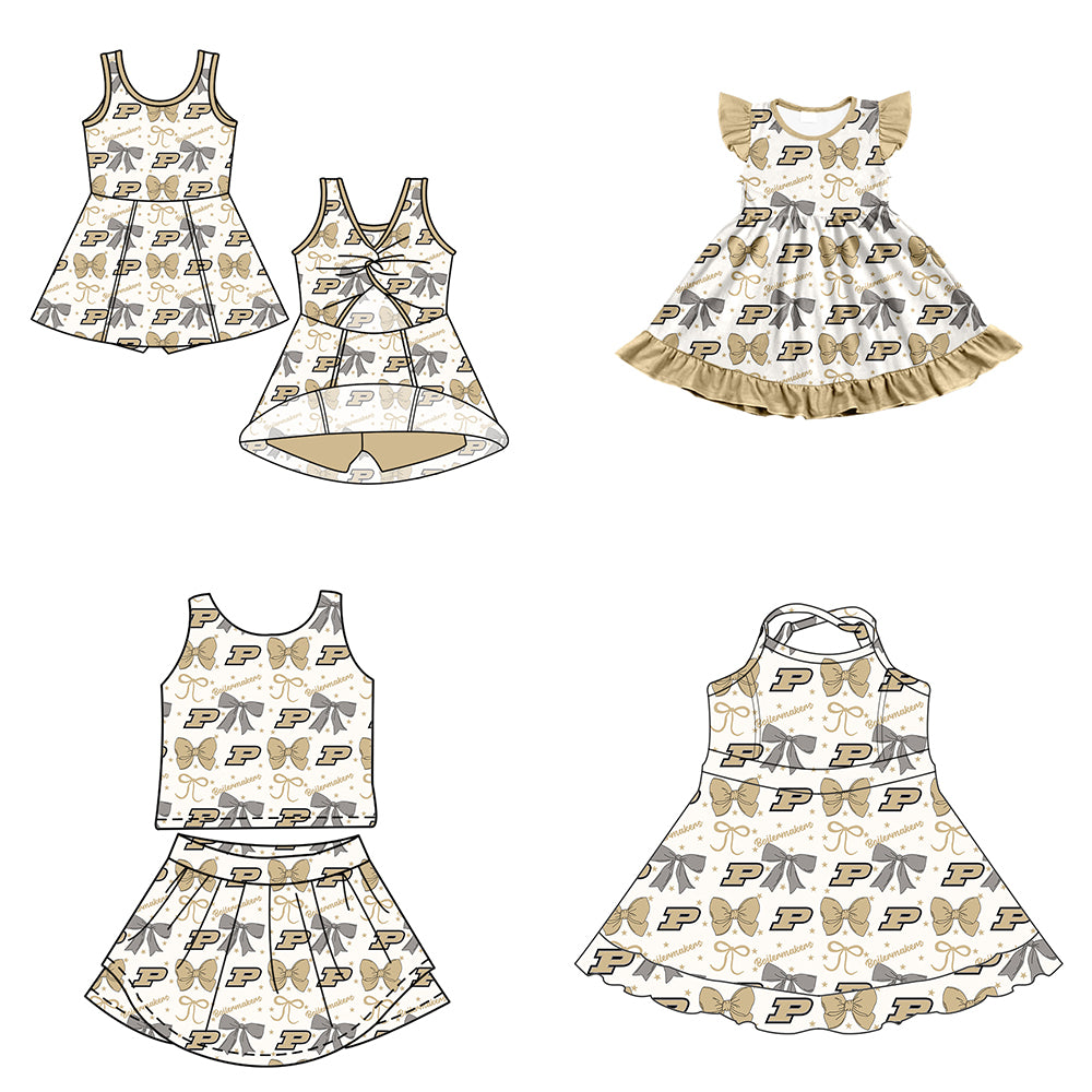 Custom  baby girl   Purdue Boilermakers team dress  D 6.28