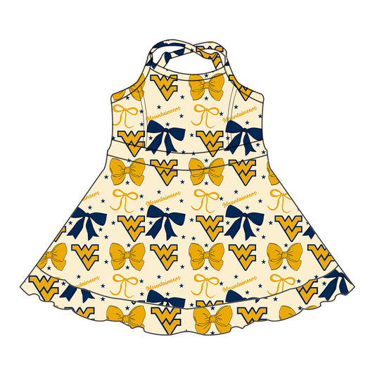 Custom  baby girl W team dress   D 6.24