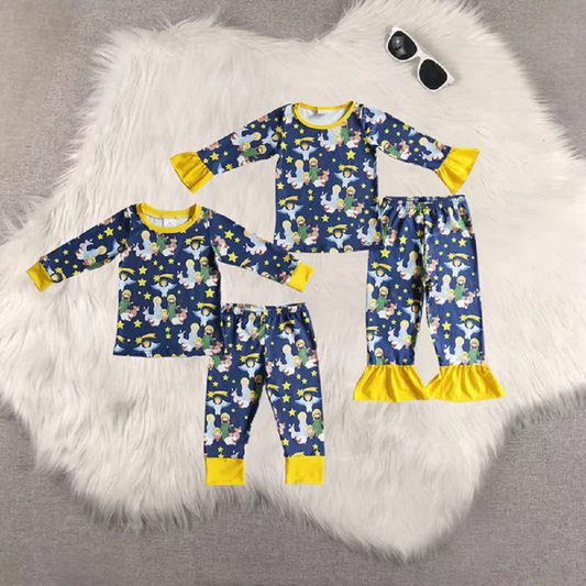 Sibling Baby Kids Christmas Nativity Pajamas Sets  D 6.16