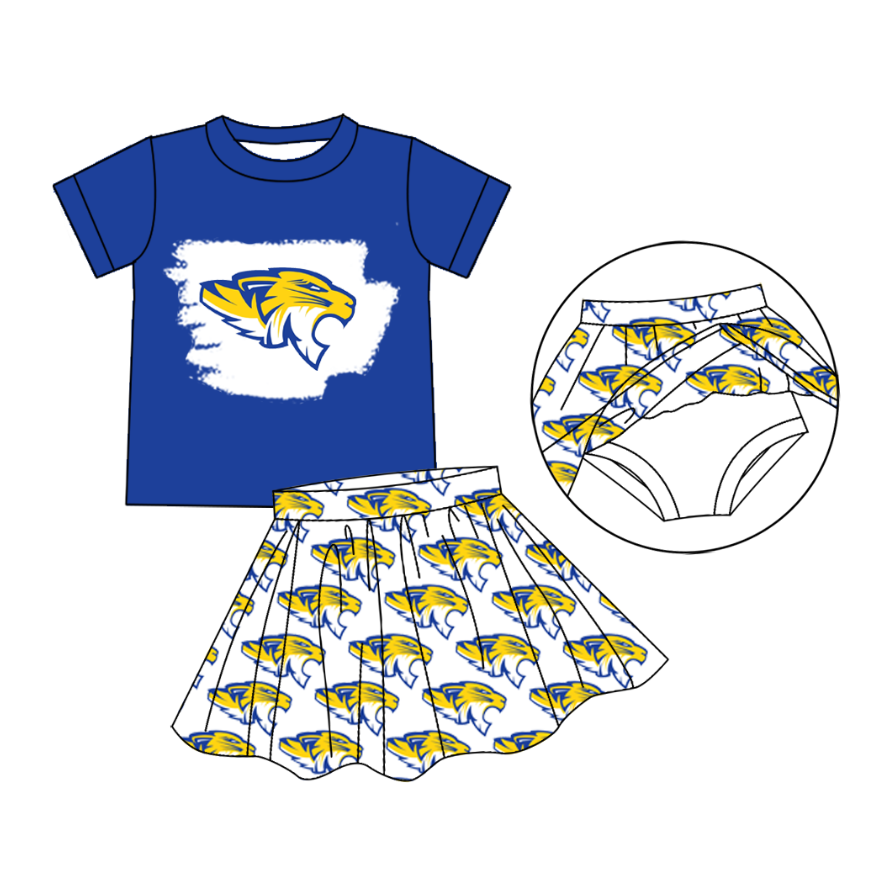 Custom Baby Girls  team dress set D 6.20