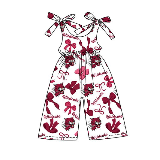 Custom  baby girls Wildcats team jumpsuit    MOQ3  D 7.24