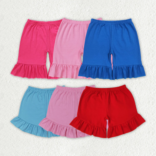 Match Baby Girls Cotton Ruffle Summer Shorts