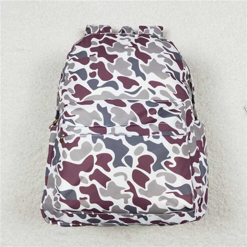 Match Baby Kids Boys Camouflage Backpack Zip Back Bags