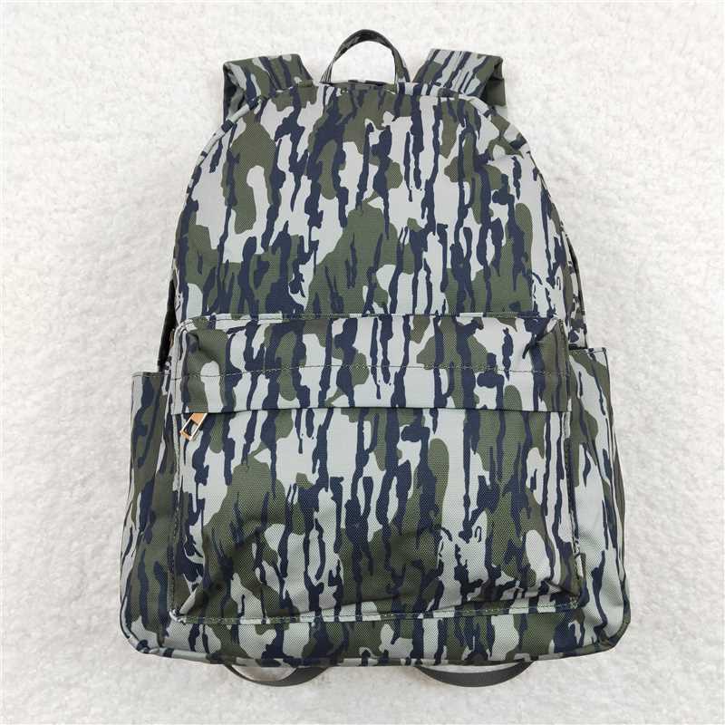 Match Baby Kids Boys Camouflage Backpack Zip Back Bags