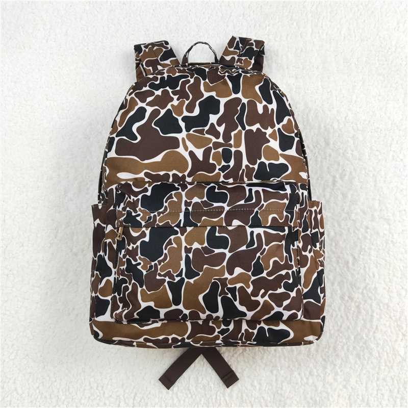 Match Baby Kids Boys Camouflage Backpack Zip Back Bags