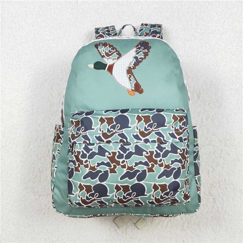 Match Baby Kids Boys Camouflage Backpack Zip Back Bags