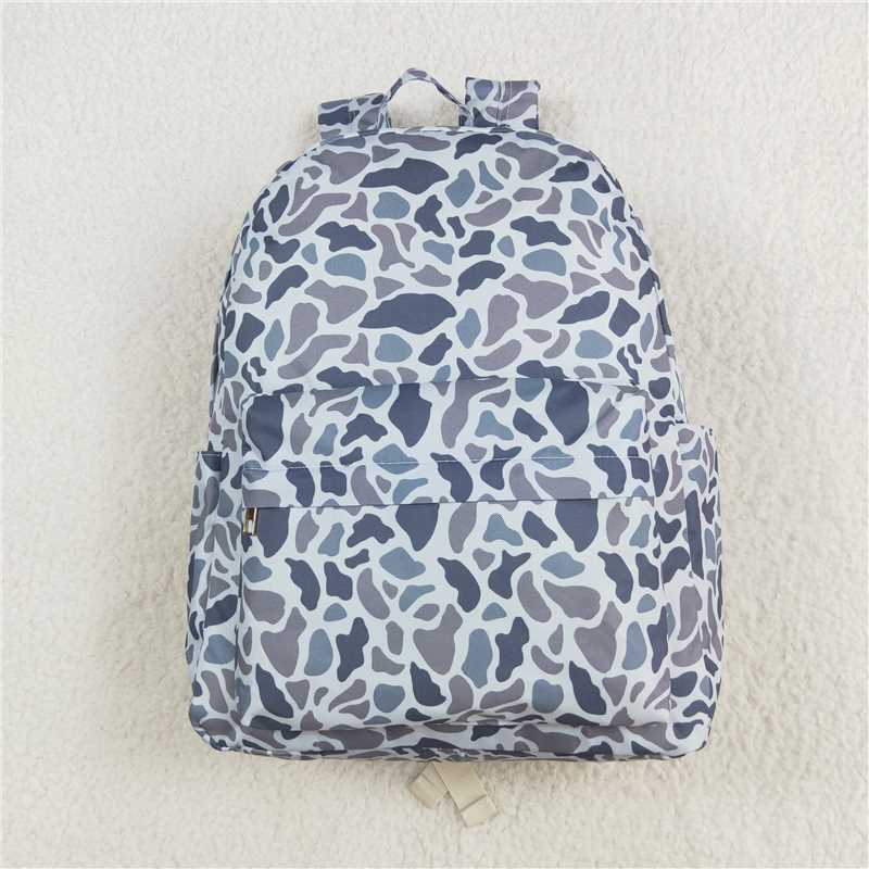 Match Baby Kids Boys Camouflage Backpack Zip Back Bags