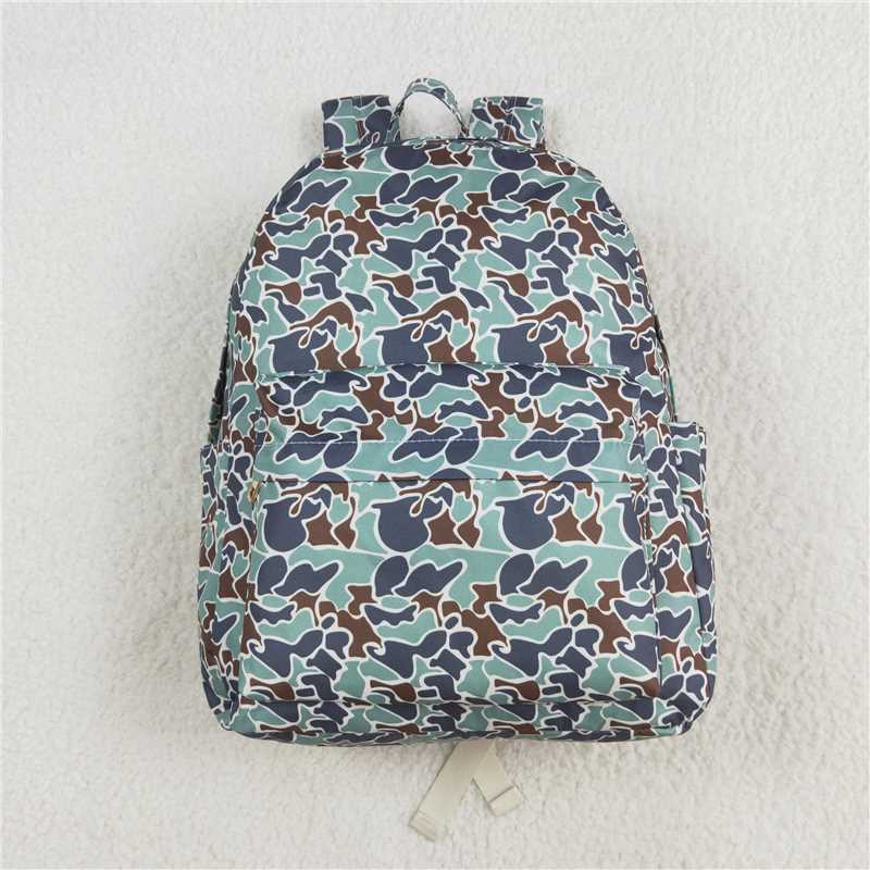 Match Baby Kids Boys Camouflage Backpack Zip Back Bags