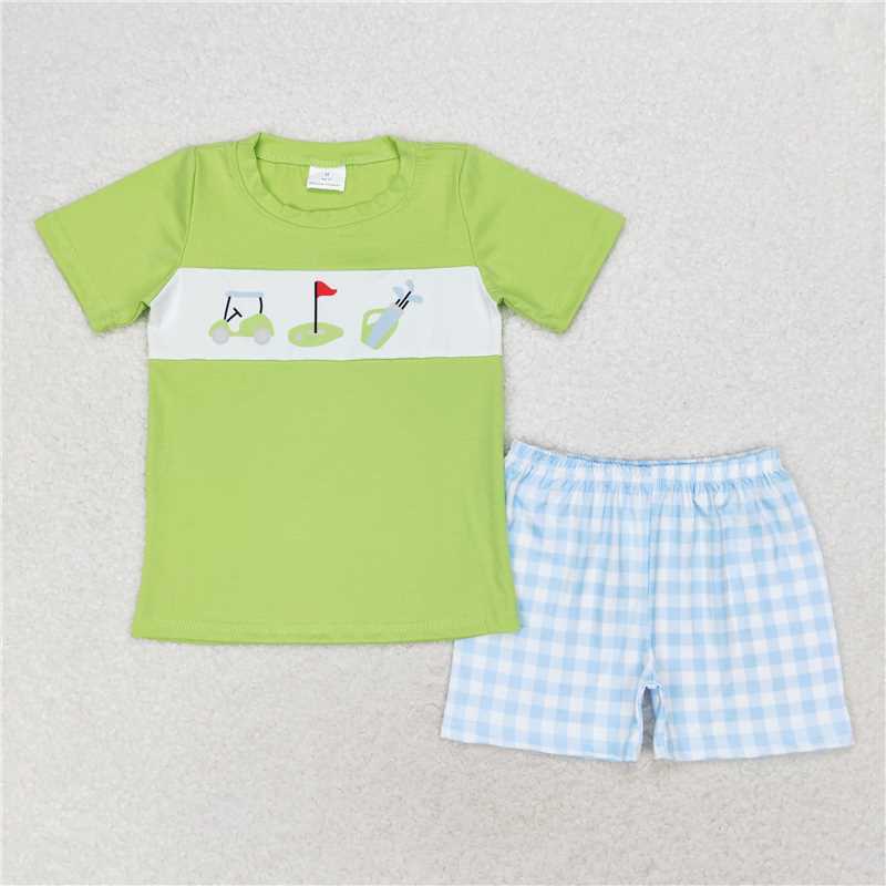 Match Baby Girls Boys Golf Summer Sibling Rompers Dresses Outfits Clothes Sets