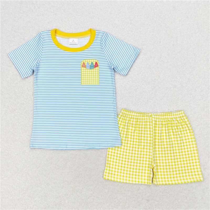 Match Baby Girls Back To School Boys Sibling Dresses Summer Sets