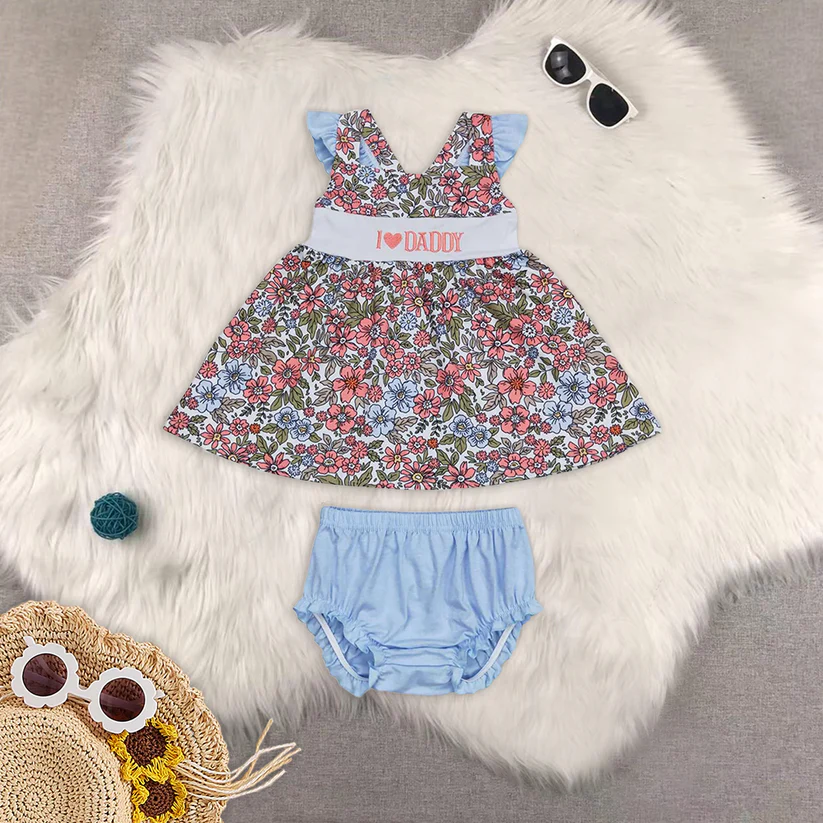 Match Embroidery short-sleeved sets and briefs sets  D 5.22