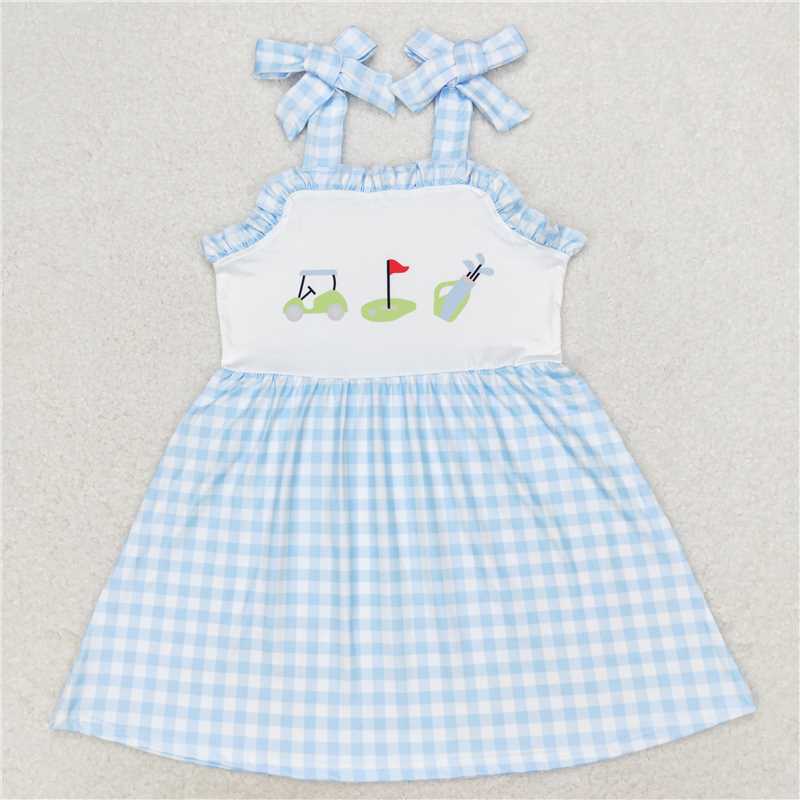 Match Baby Girls Boys Golf Summer Sibling Rompers Dresses Outfits Clothes Sets