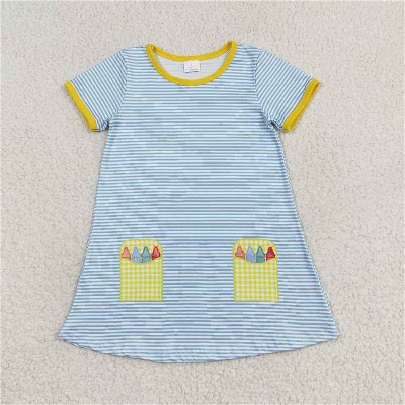 Match Baby Girls Back To School Boys Sibling Dresses Summer Sets