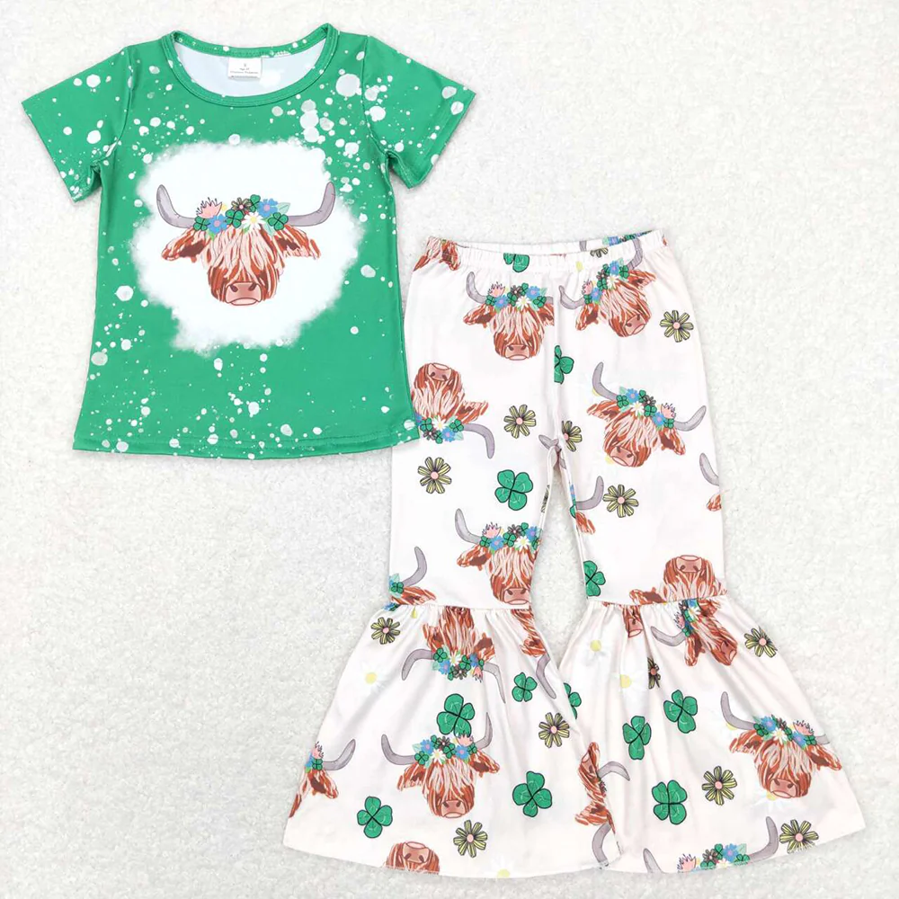 Sibling Baby Girls Boys St Patrick Day Boutique Holiday Clothes Sets