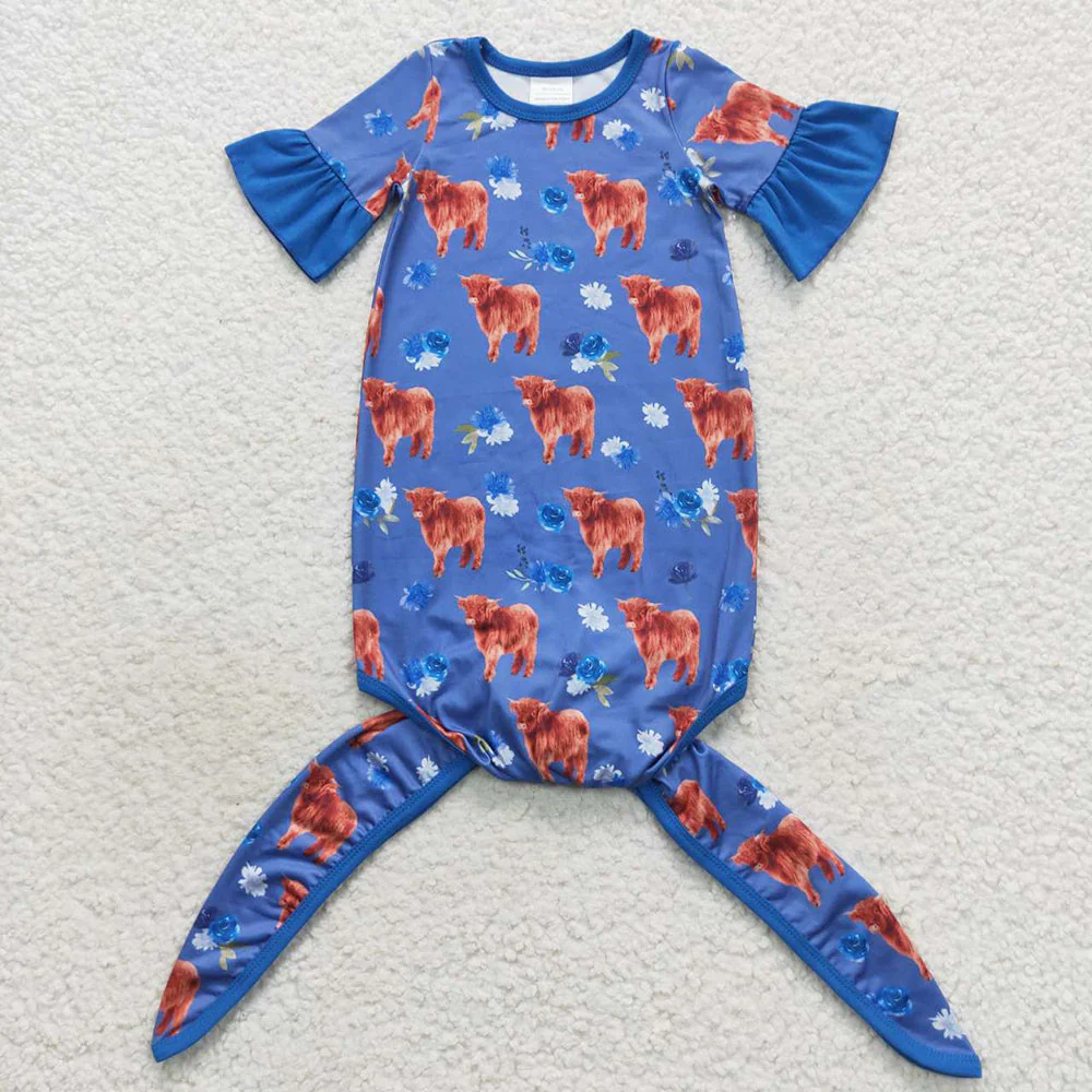 17 Colors Baby Newborn Short Sleeve Sleepwear Gowns