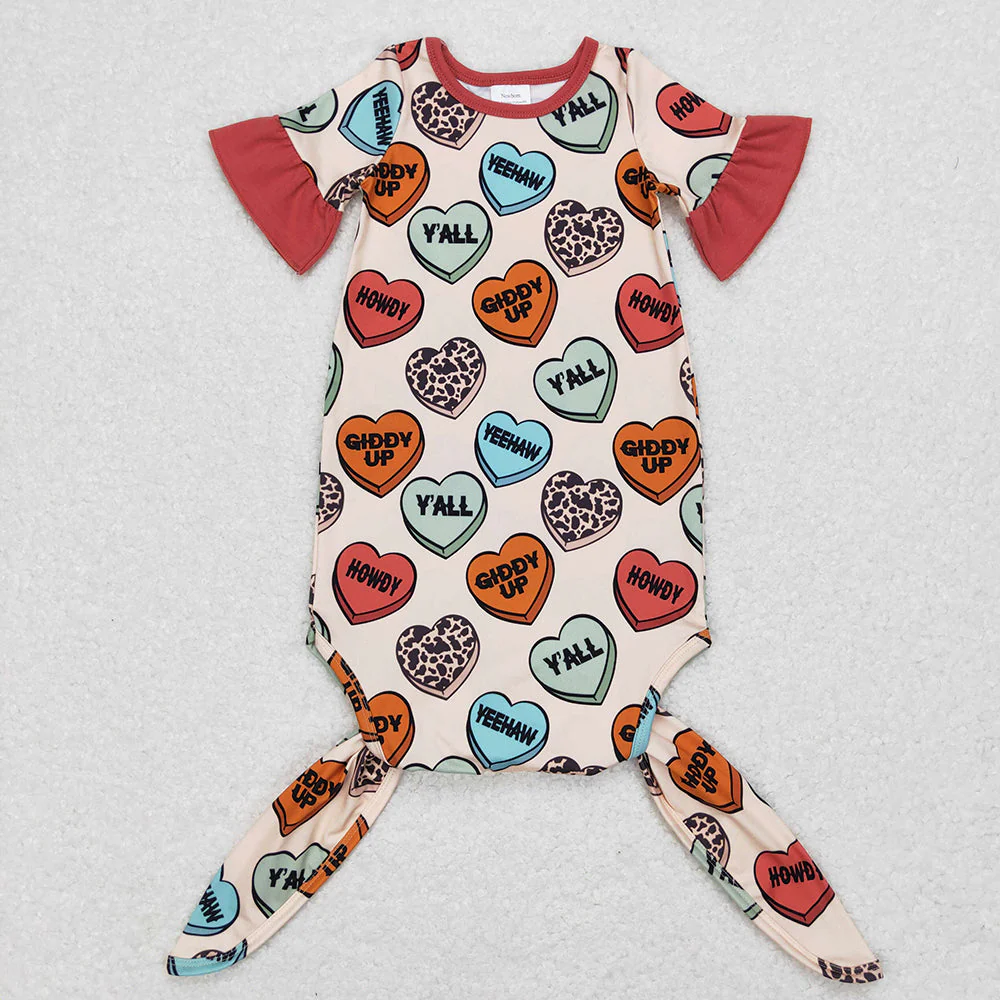 17 Colors Baby Newborn Short Sleeve Sleepwear Gowns