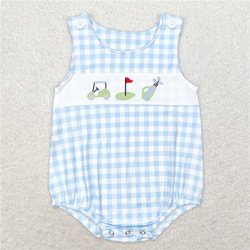 Match Baby Girls Boys Golf Summer Sibling Rompers Dresses Outfits Clothes Sets