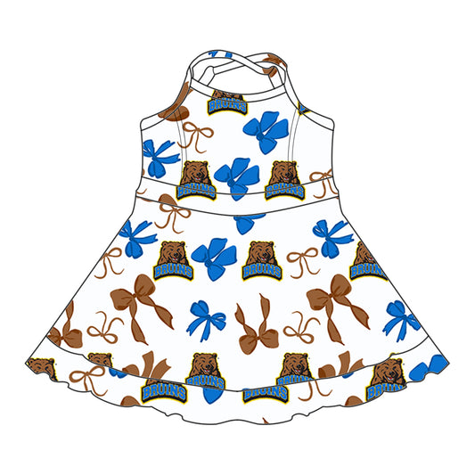 Custom Baby Girls ball team dress D 5.24