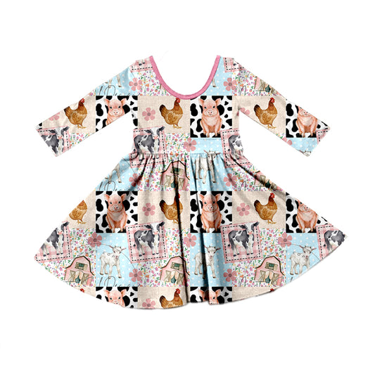Custom baby girls dress MOQ3 2024 8.26