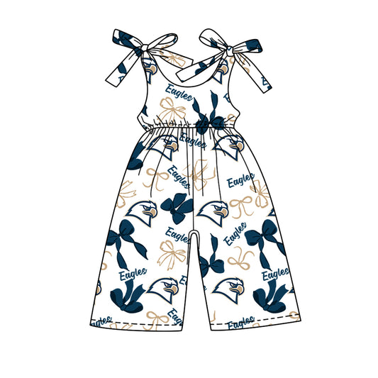 Custom  baby girls Eagles team jumpsuit    MOQ3  D 7.25