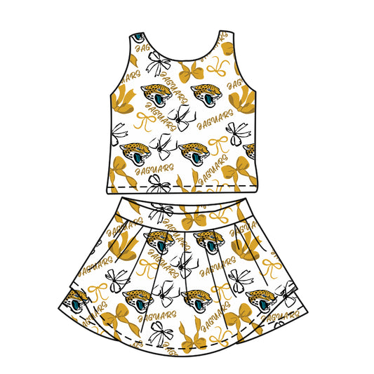 Custom Baby Girls JAGUARS team dress set D 6.12