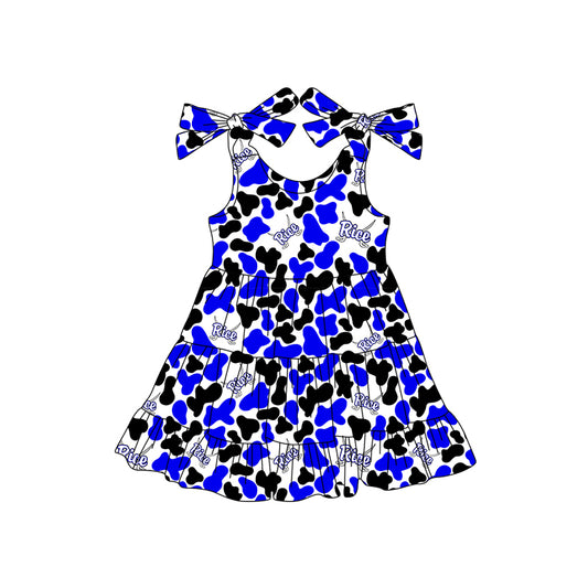 Custom Baby Girls Rice Raiderss team dress  D 8.2