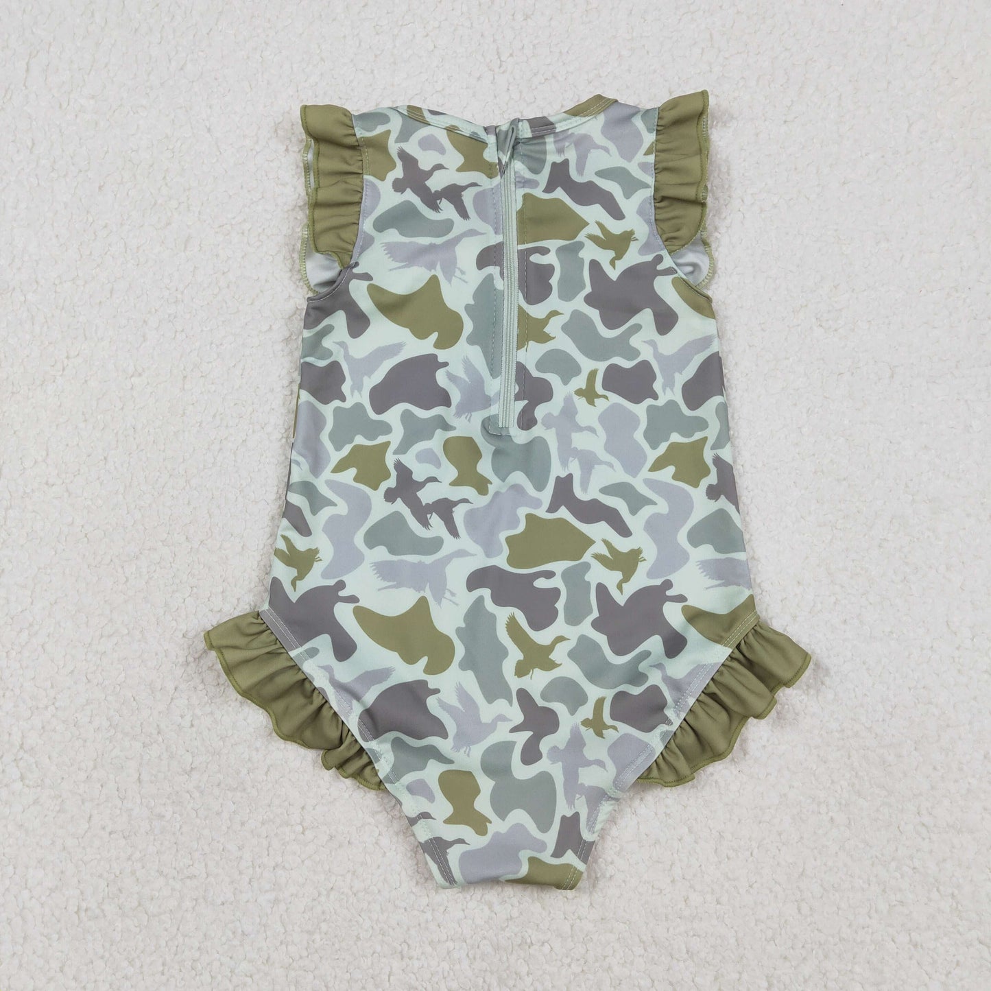 baby girl camo one piece swimsuit