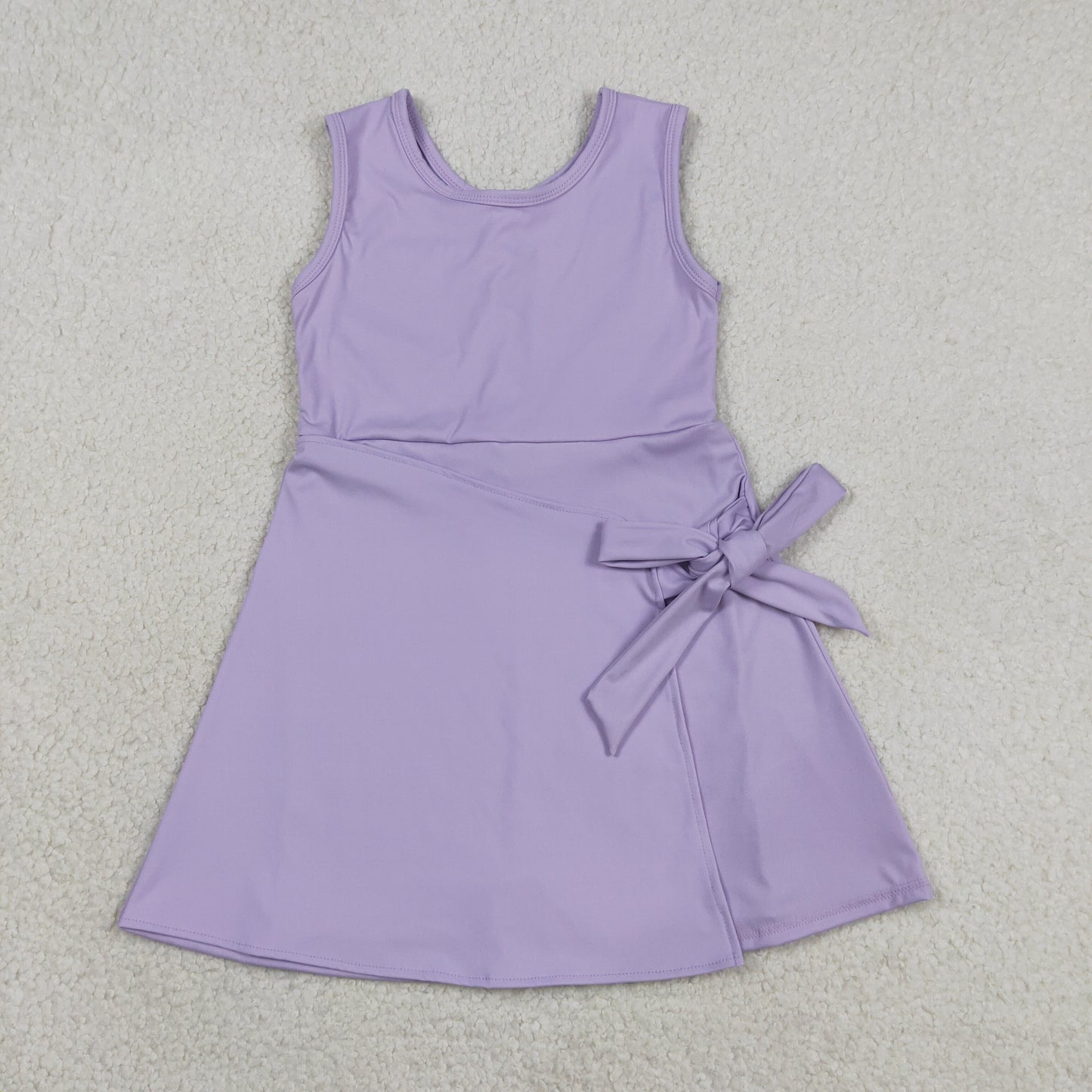 solid purple athletic skort dress