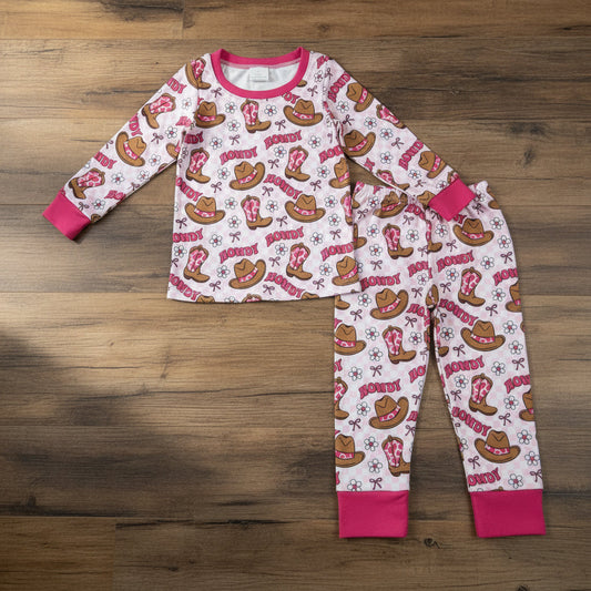 howdy cowgirl two pieces lounge set